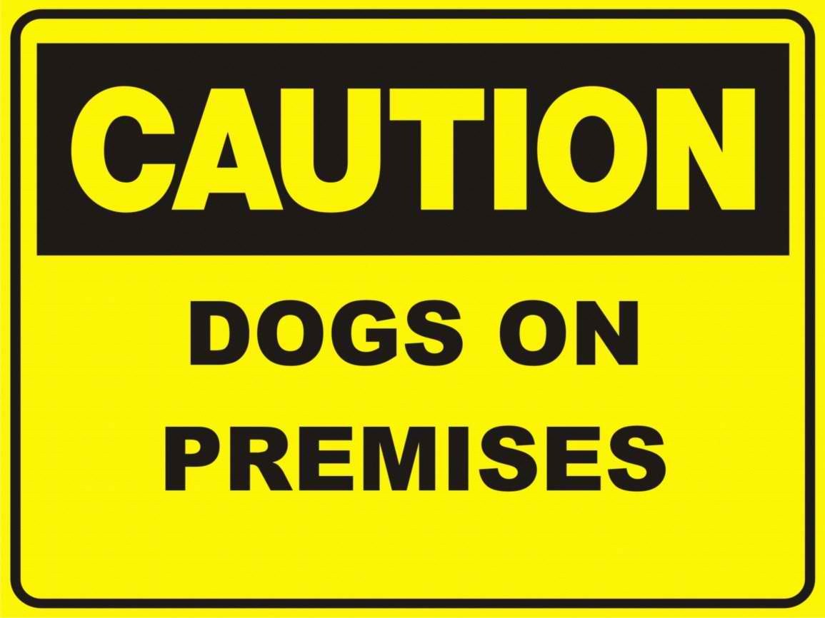 Dogs on premises