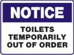 Toilets Temporarily Out Of Order