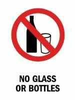 No Glass or Bottles